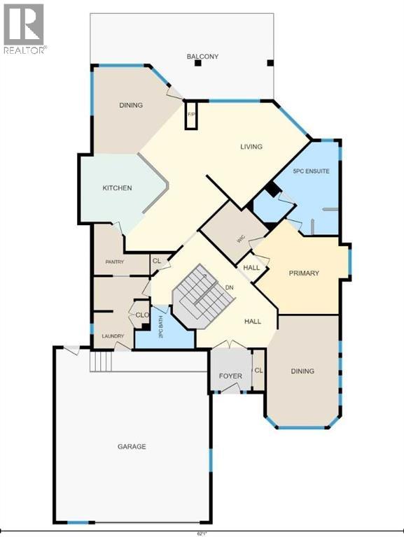 Main level floor plan