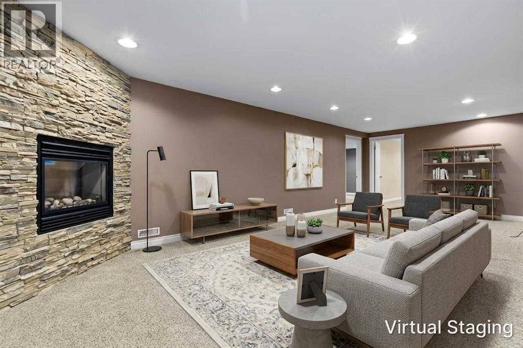 Virtually Staged Rec room