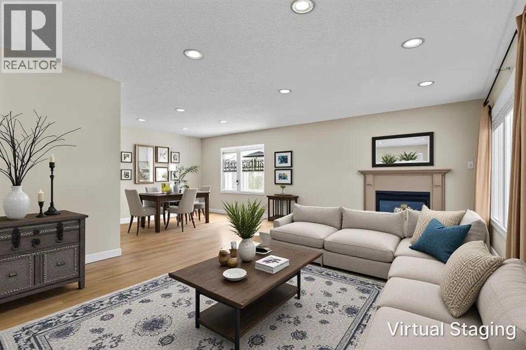 Virtually Staged Living Room