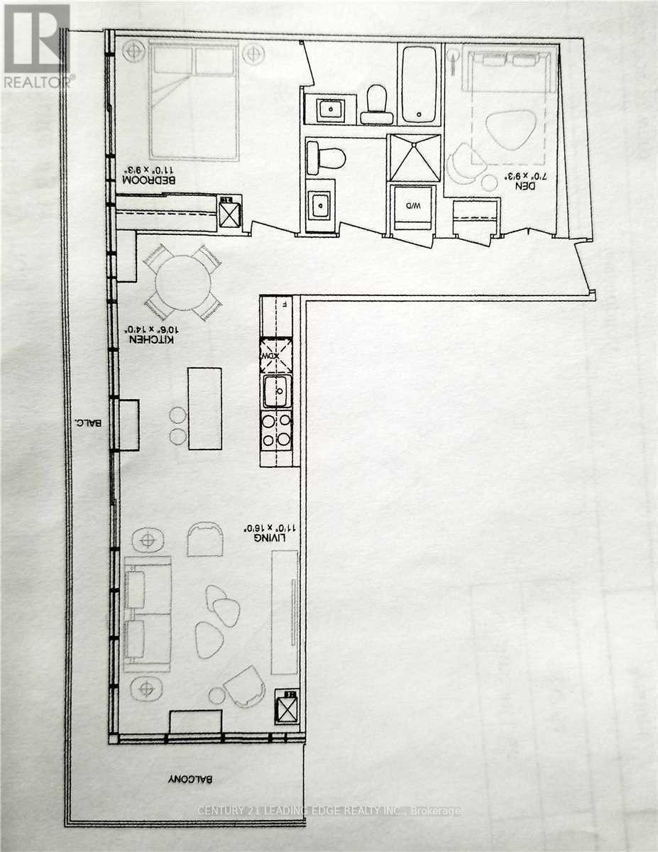 Listing photo of 1406 - 200 BLOOR STREET W