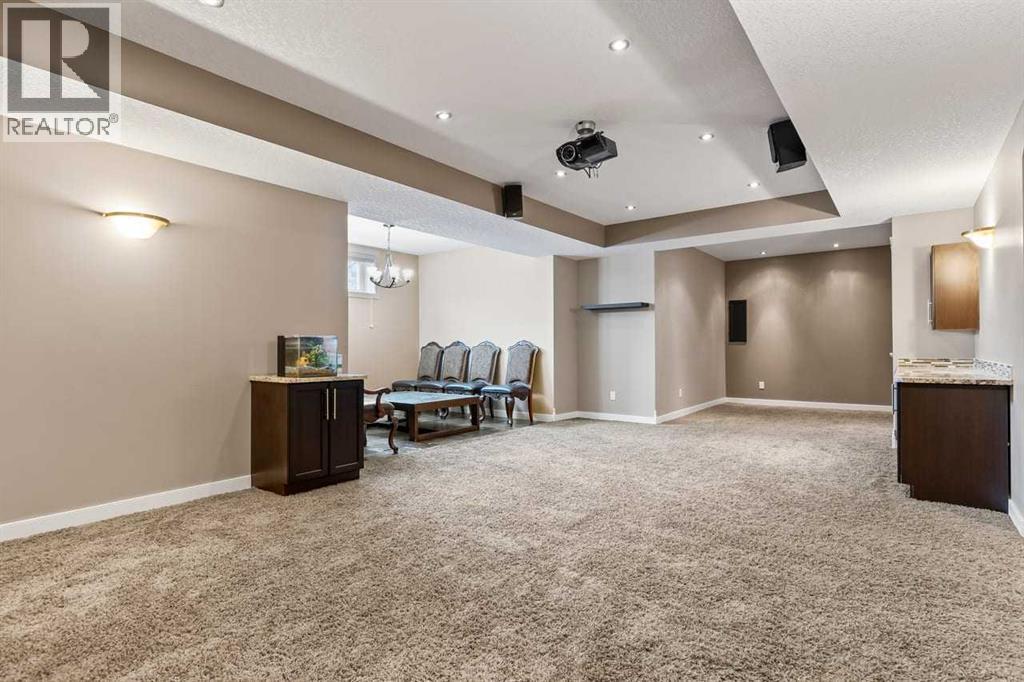 Family Room in Basement