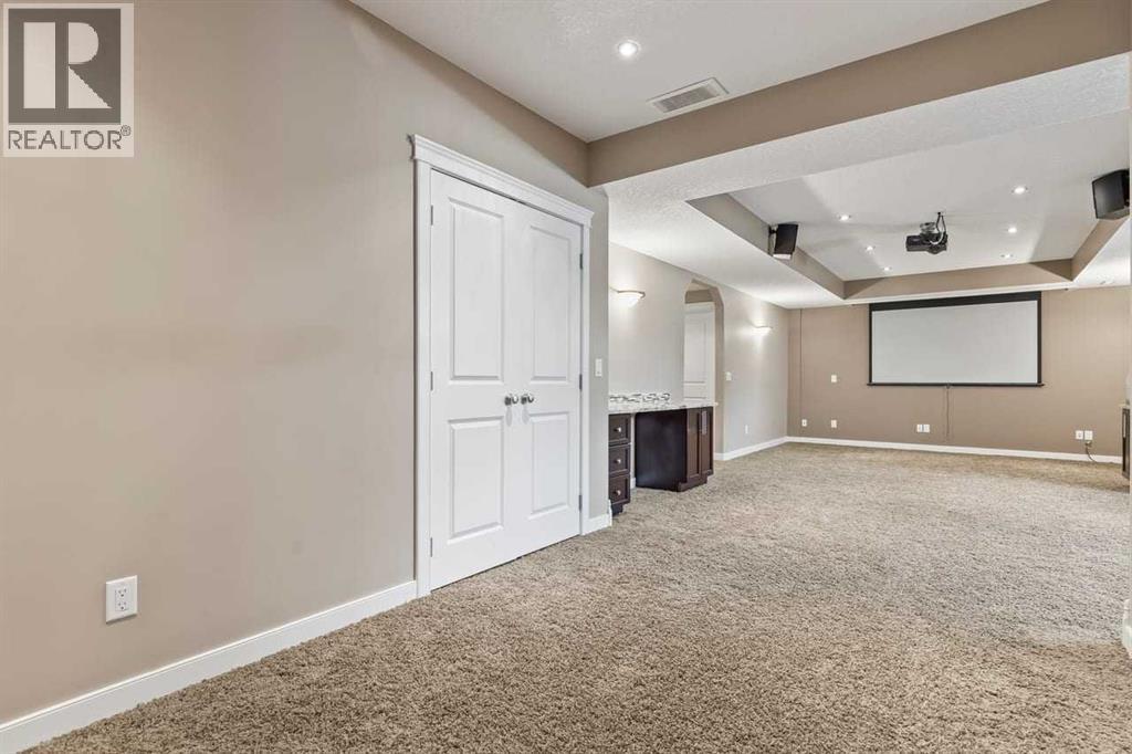 Family Room in Basement