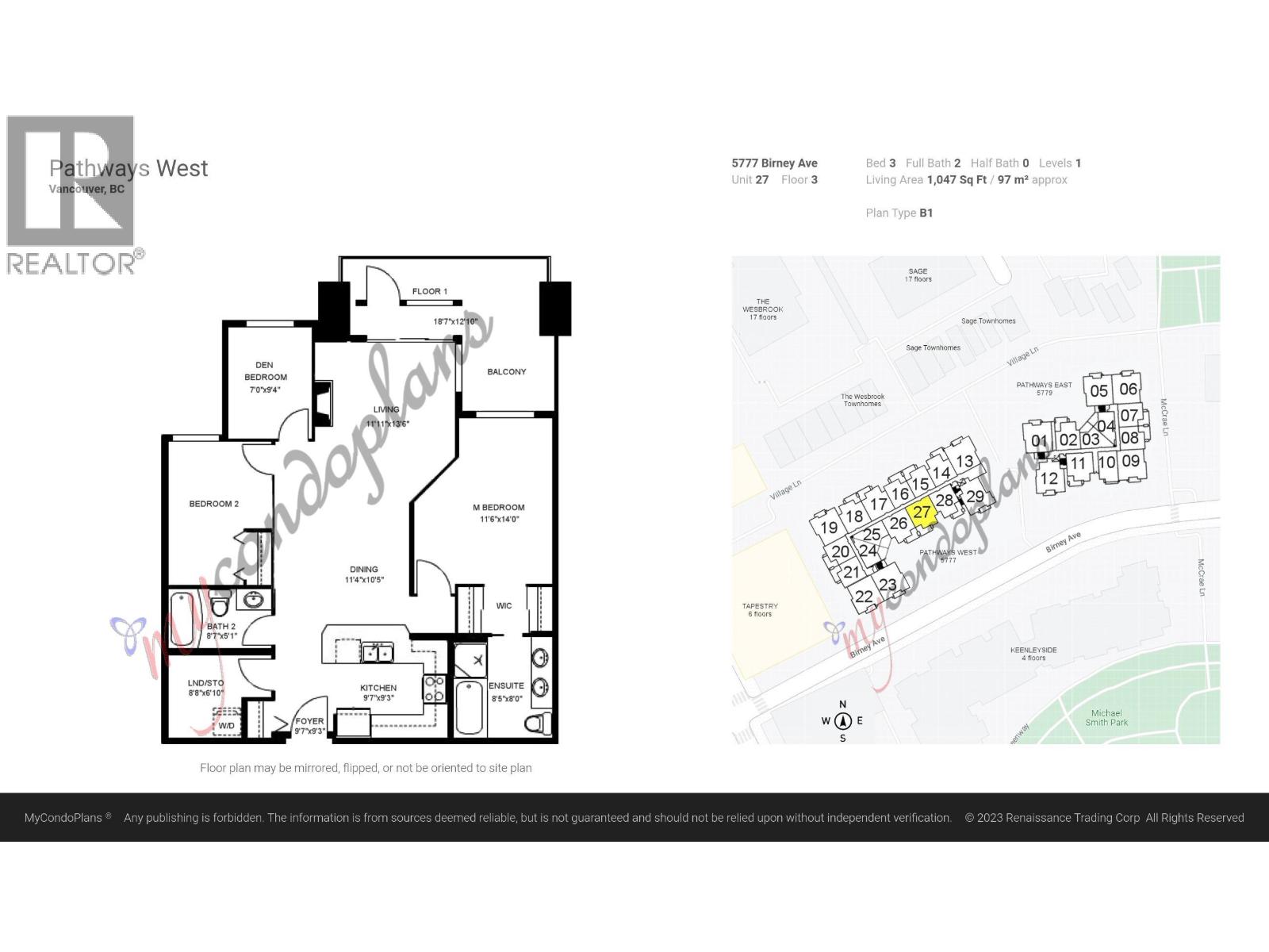 327 5777 BIRNEY AVENUE, Vancouver