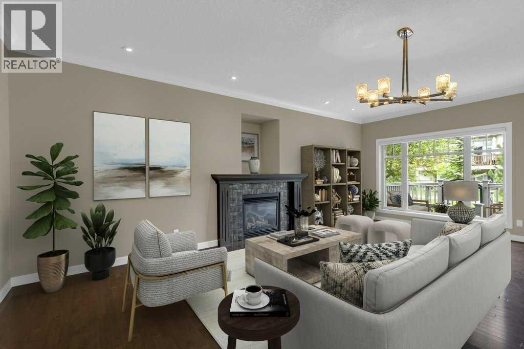 Living Room, virtually staged
