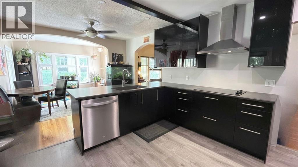 Kitchen open to Dining