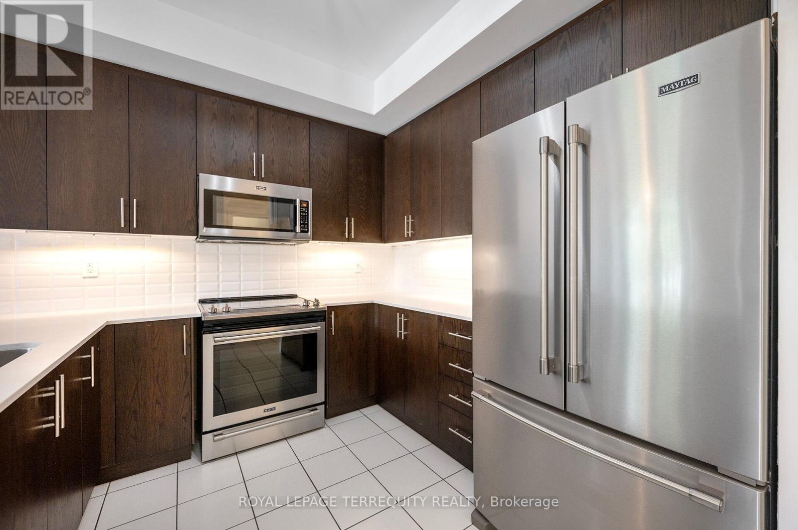 Stainless Steel Appliances in Kitchen