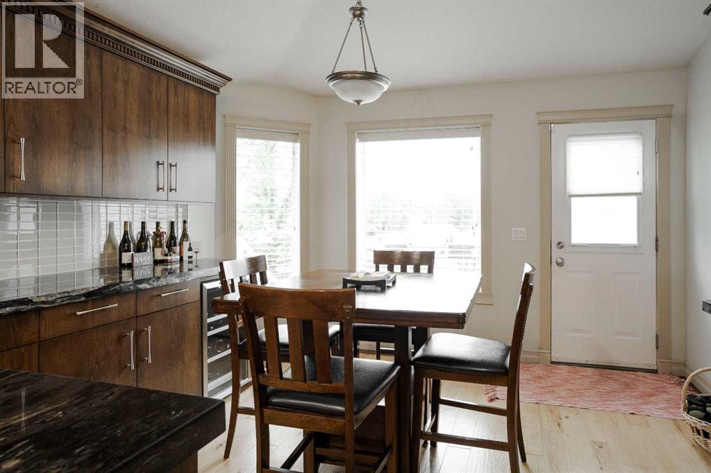 Custom kitchen, alderwood cabinetry + granite counters