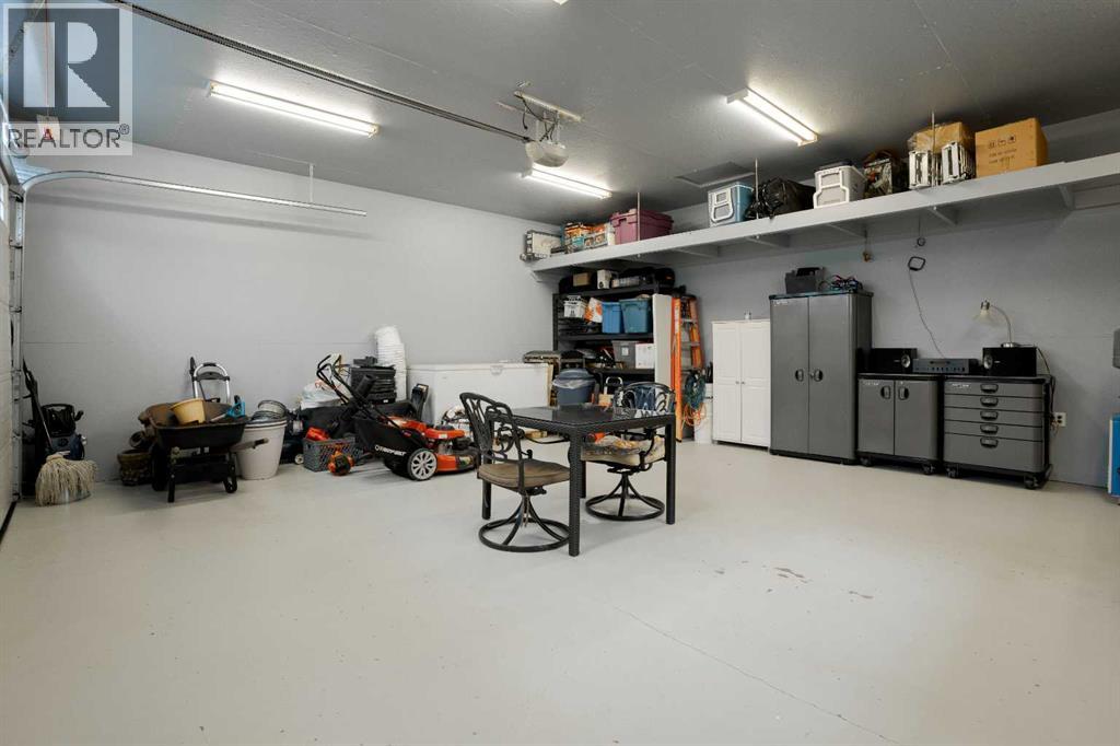 Interior of secondary garage