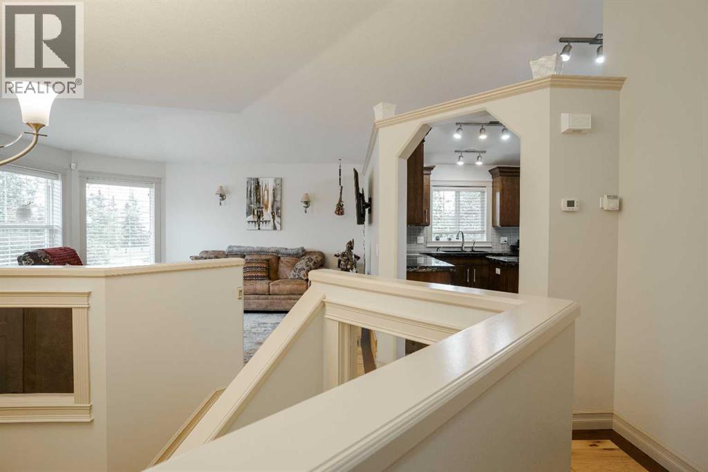 Main floor view of living room and kitchen