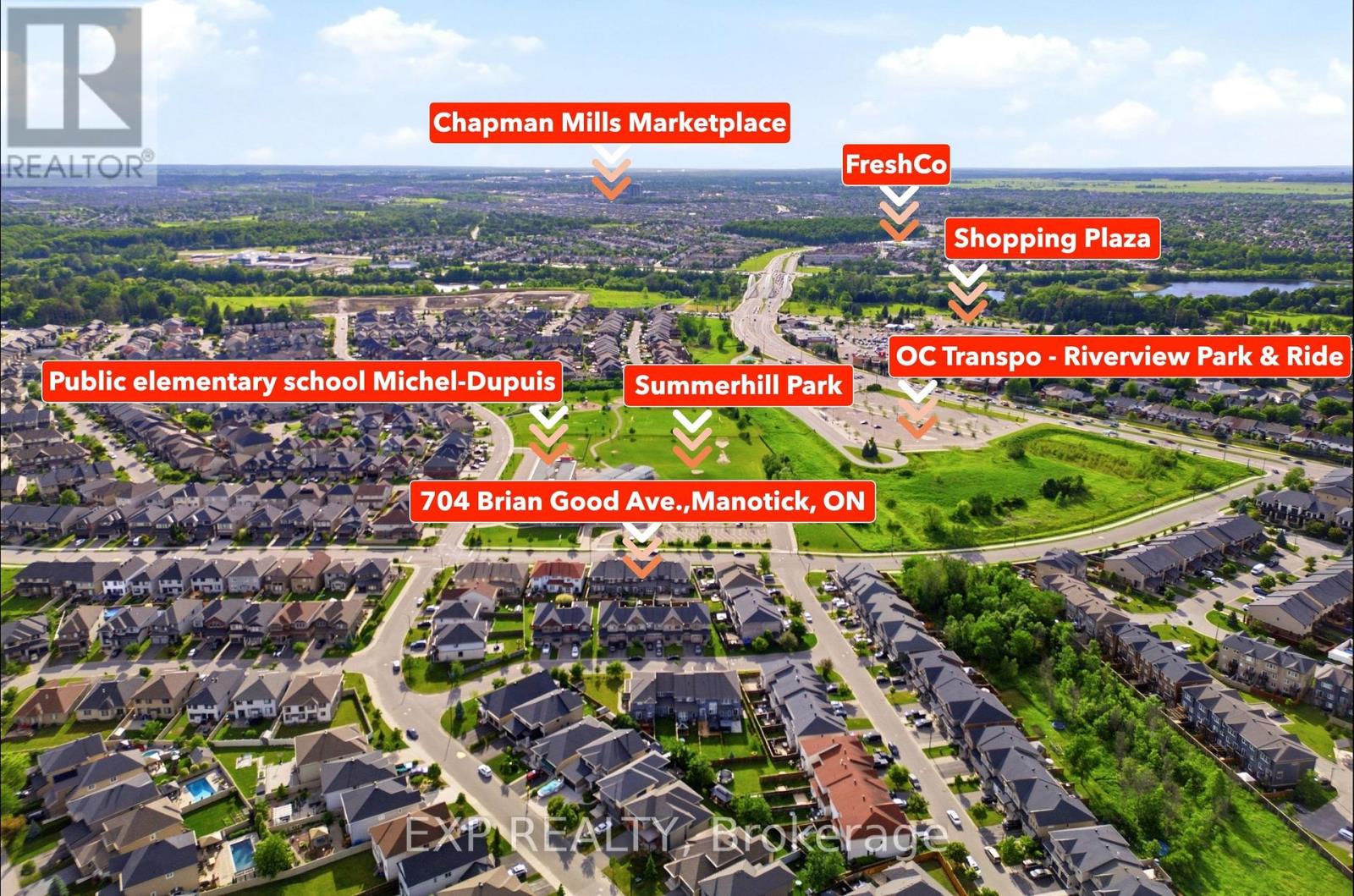 Neighbourhood Aerial Shot