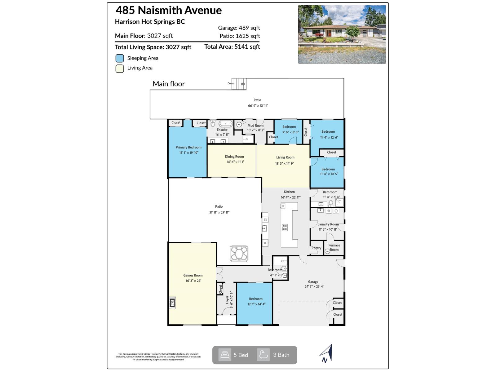 485 NAISMITH AVENUE, Harrison Hot Springs, Harrison Hot Springs