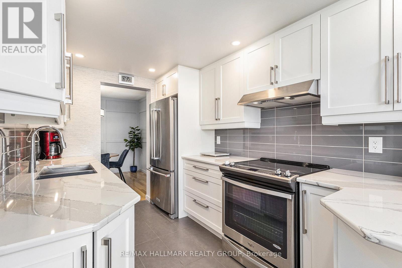Kitchen with Stainless Steel appliances