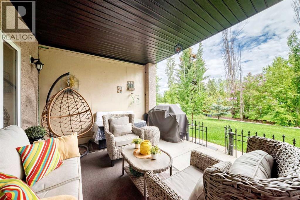 Relax on the covered patio!