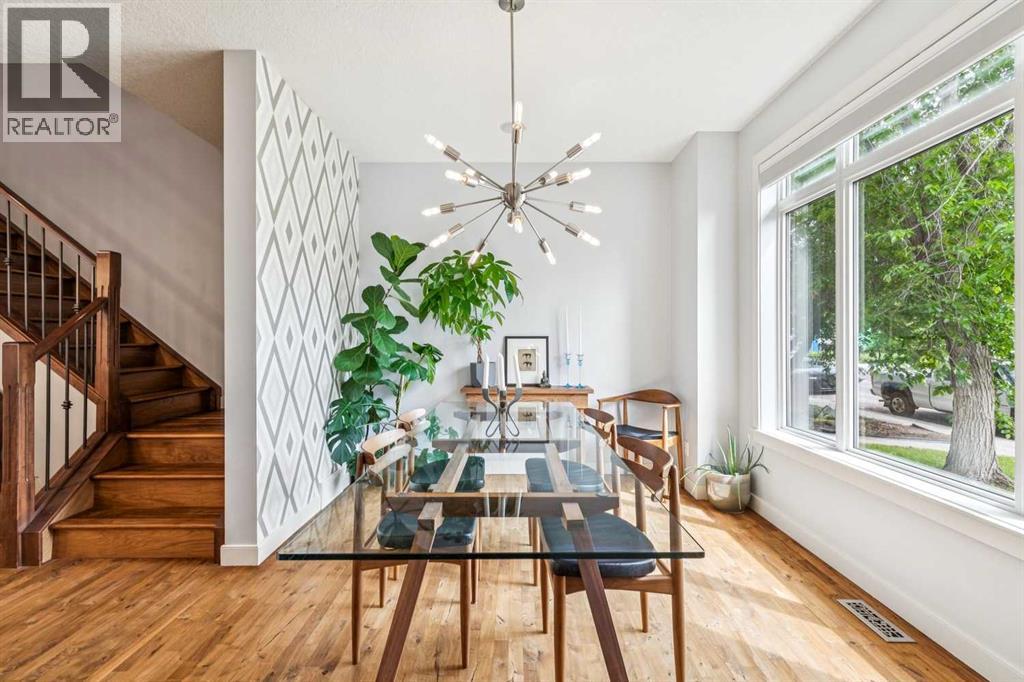 Stunning dining area with large East facing windows