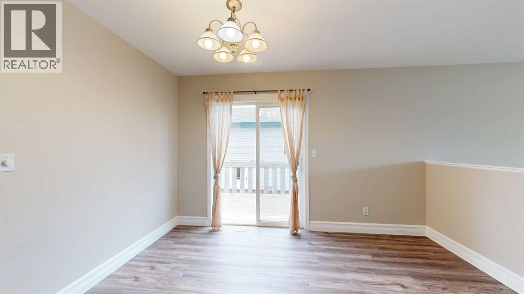 dining area with access to deck