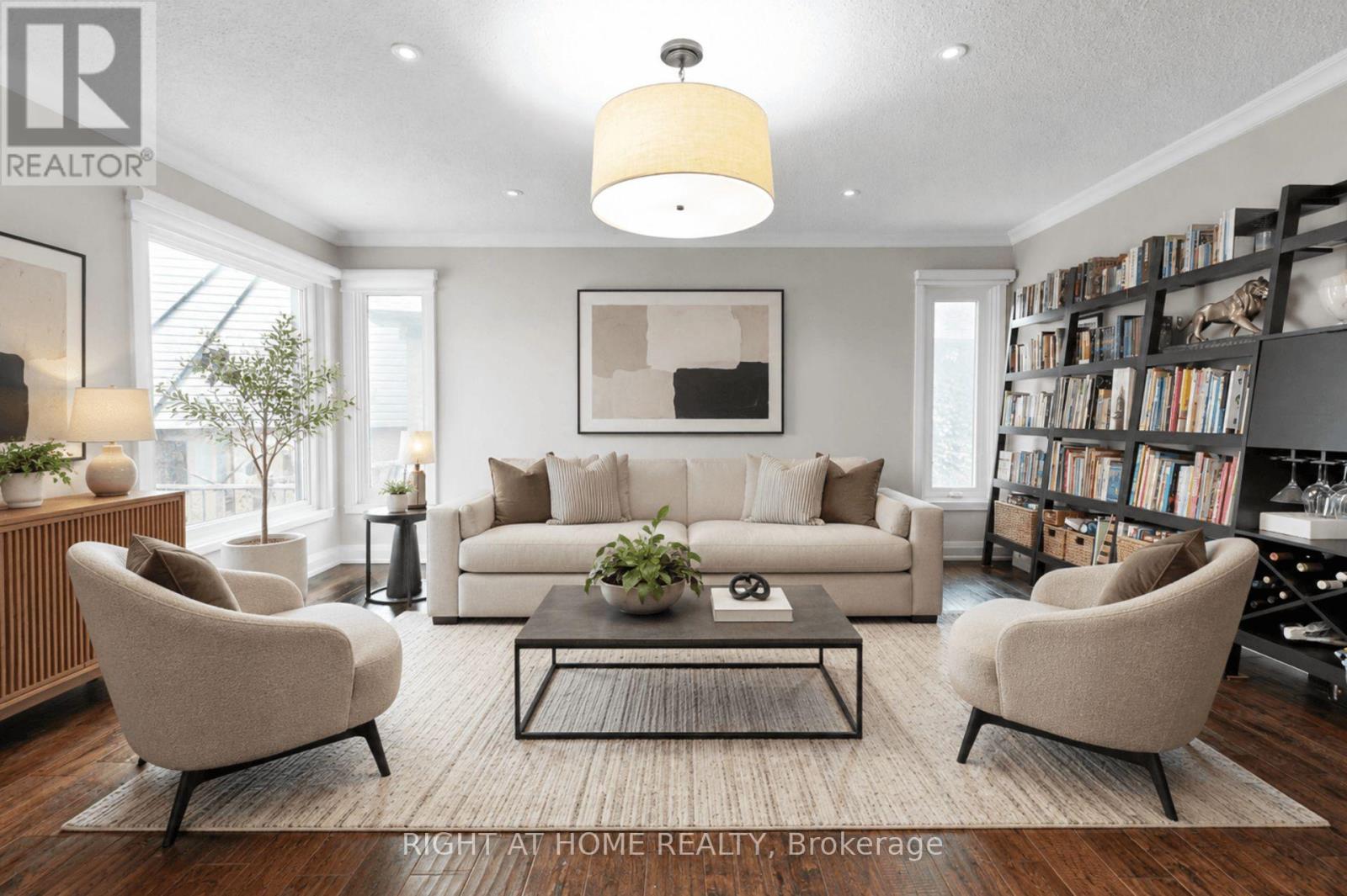 Virtually Staged Living Room