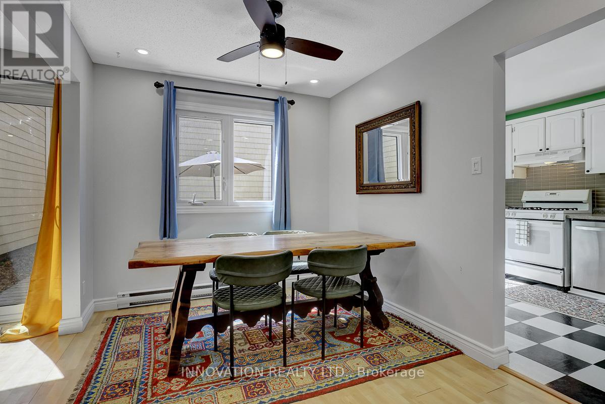 Sun-soaked dining room