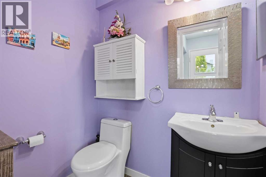 Main level two-piece bathroom