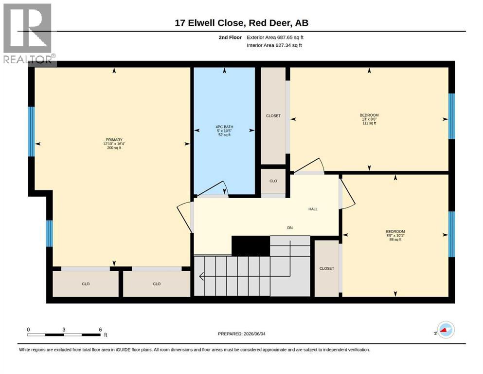 Second level layout