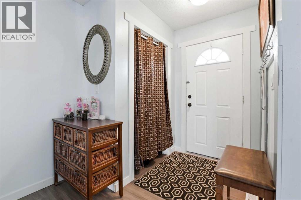 Front entrance with a coat closet