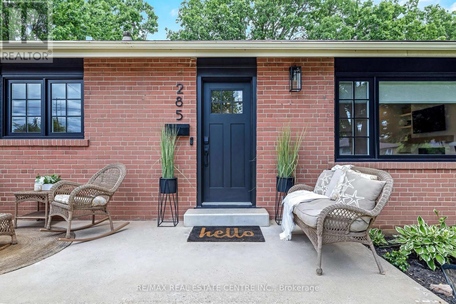 Welcoming front porch