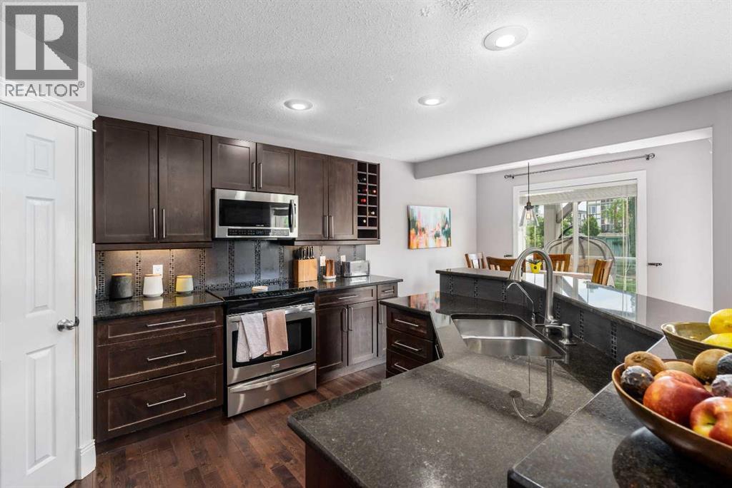 Kitchen with granite counters