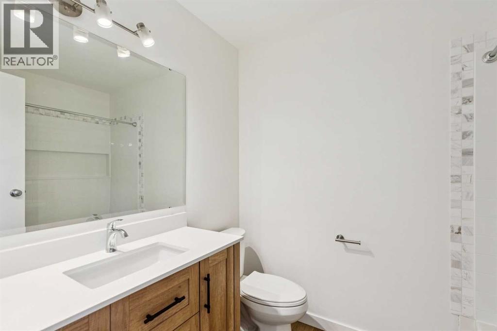 New Vanity and Backsplash in Bathroom