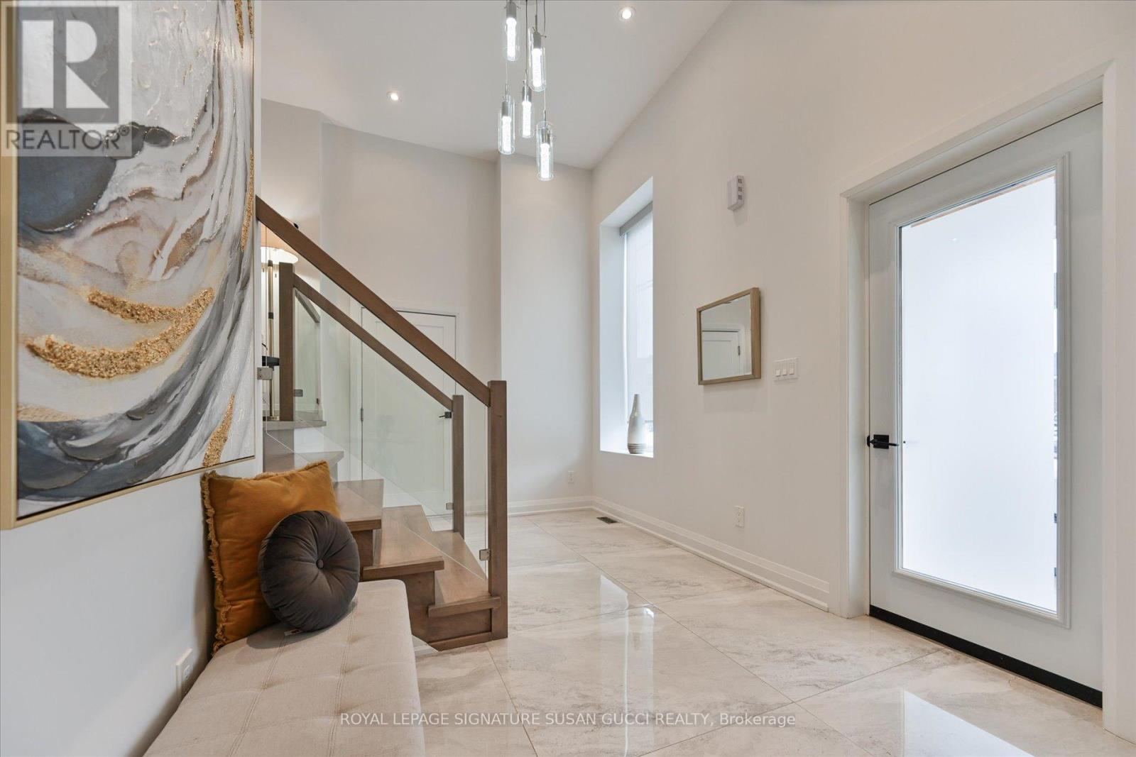 Spacious foyer for welcoming guests
