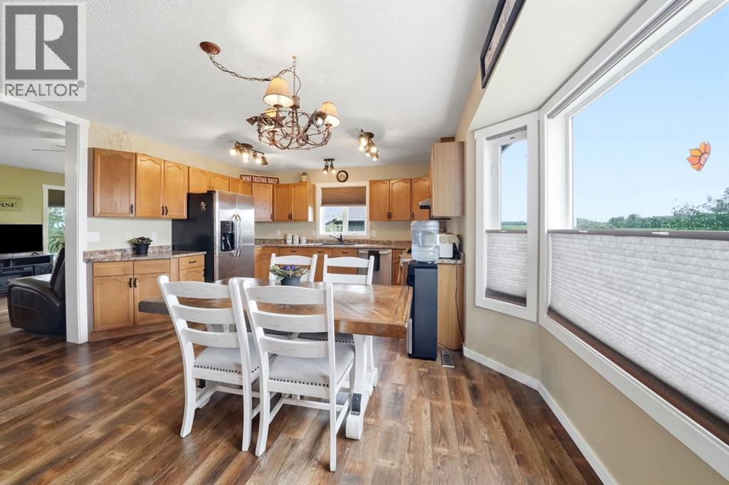 Open concept dining room