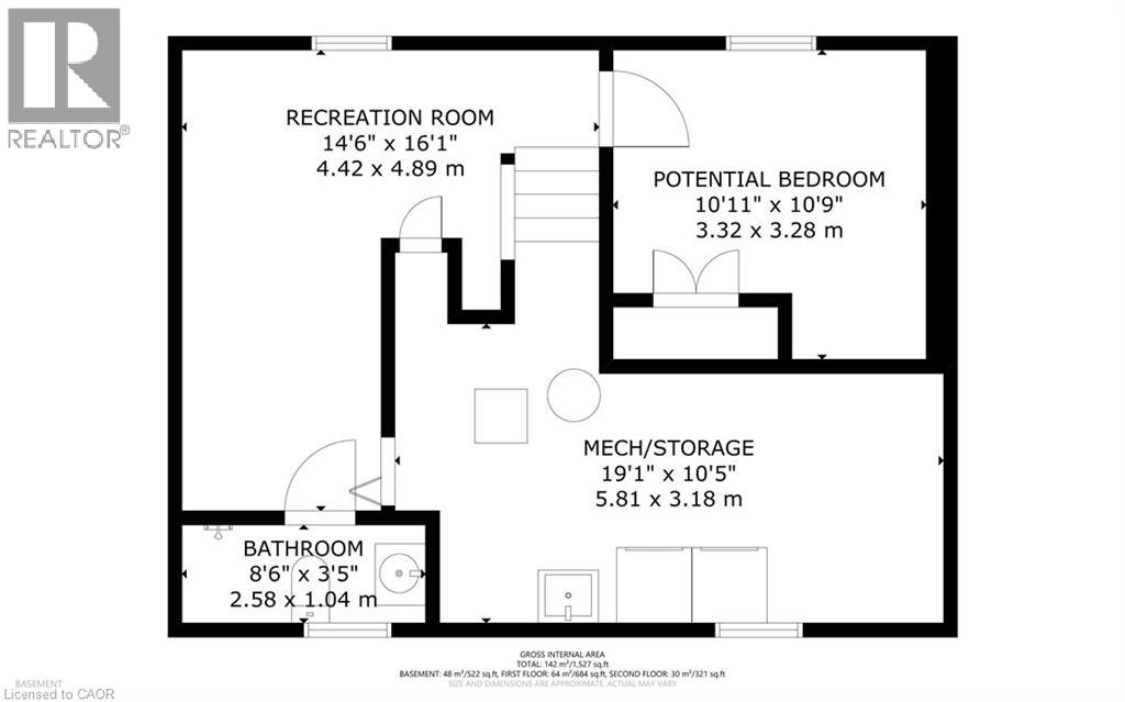 2-bedroom home for sale at 124 ORCHARD Avenue, Simcoe ON · photo 44 of 47
