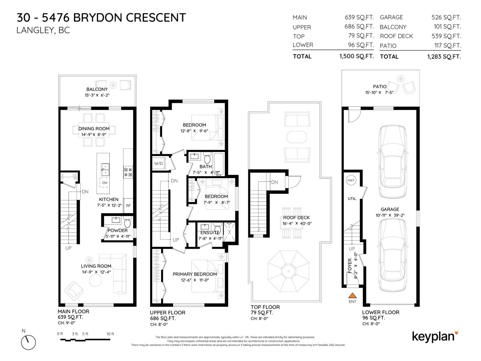 30 5476 BRYDON CRESCENT, Langley