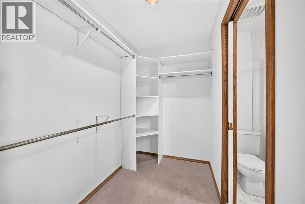 The walk-in closet