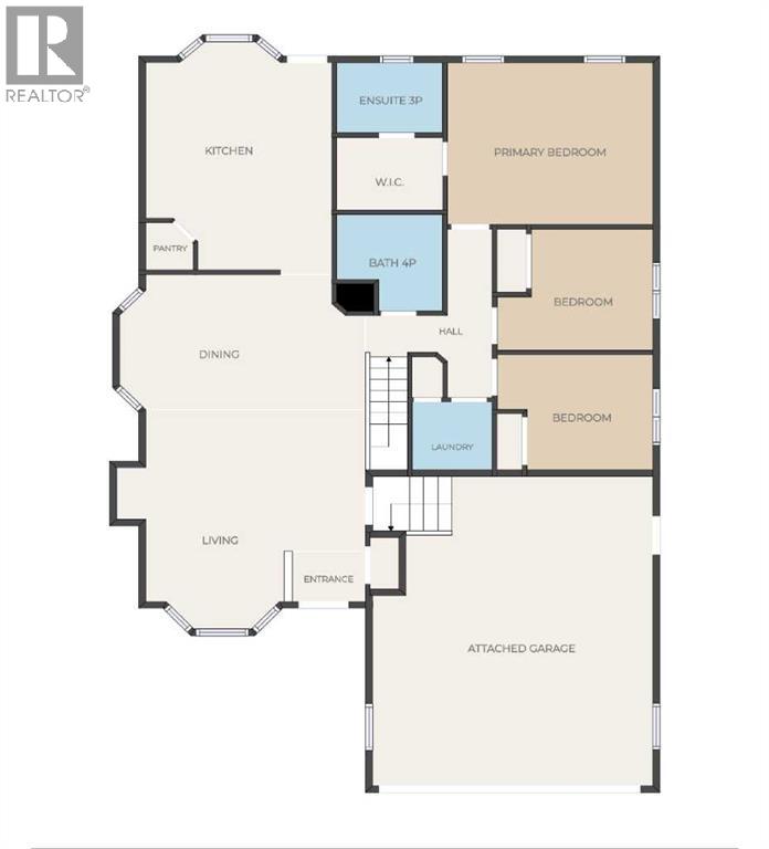 The main floor plan
