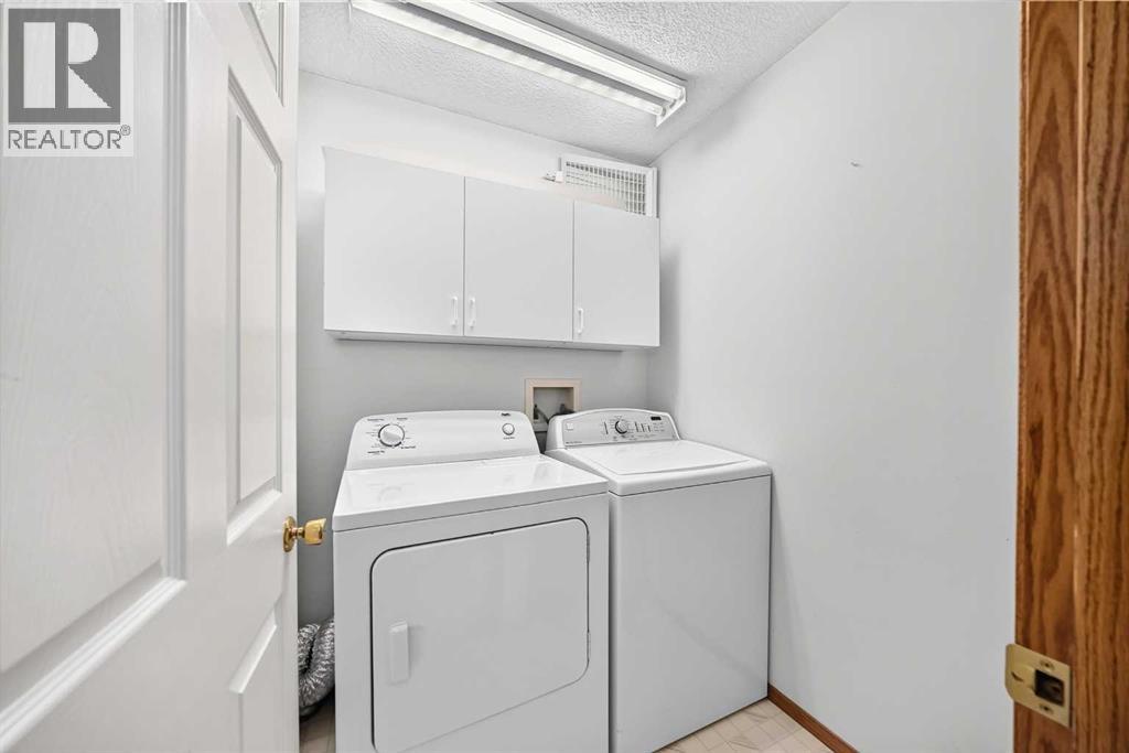 The main-floor laundry room