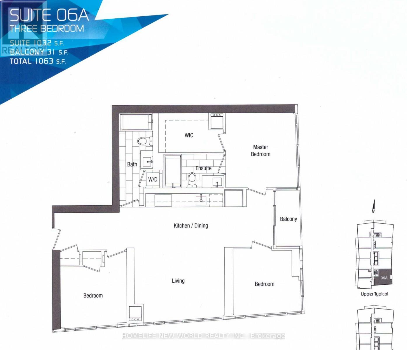 Floor Plan (3 Bedrooms)