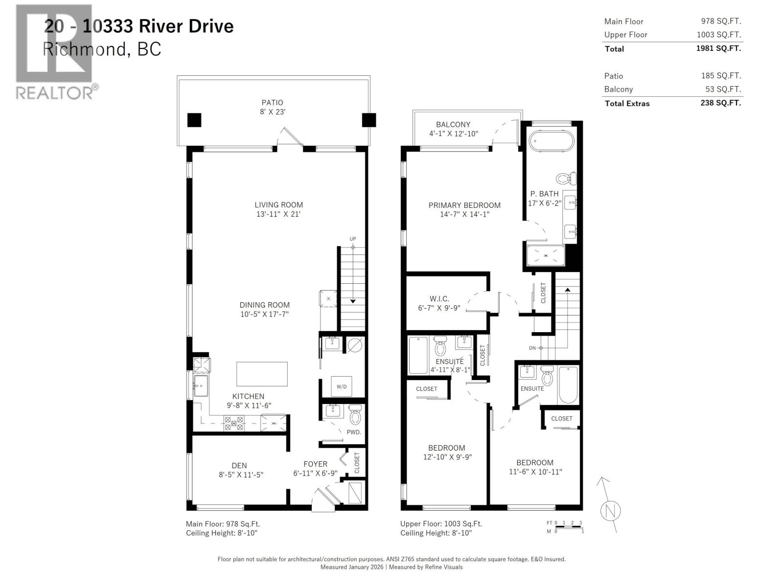 #20-10333 RIVER Drive, Richmond