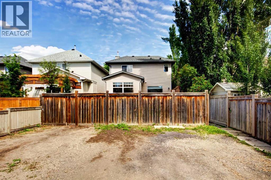 Parking pad, big enough to build an oversized double garage