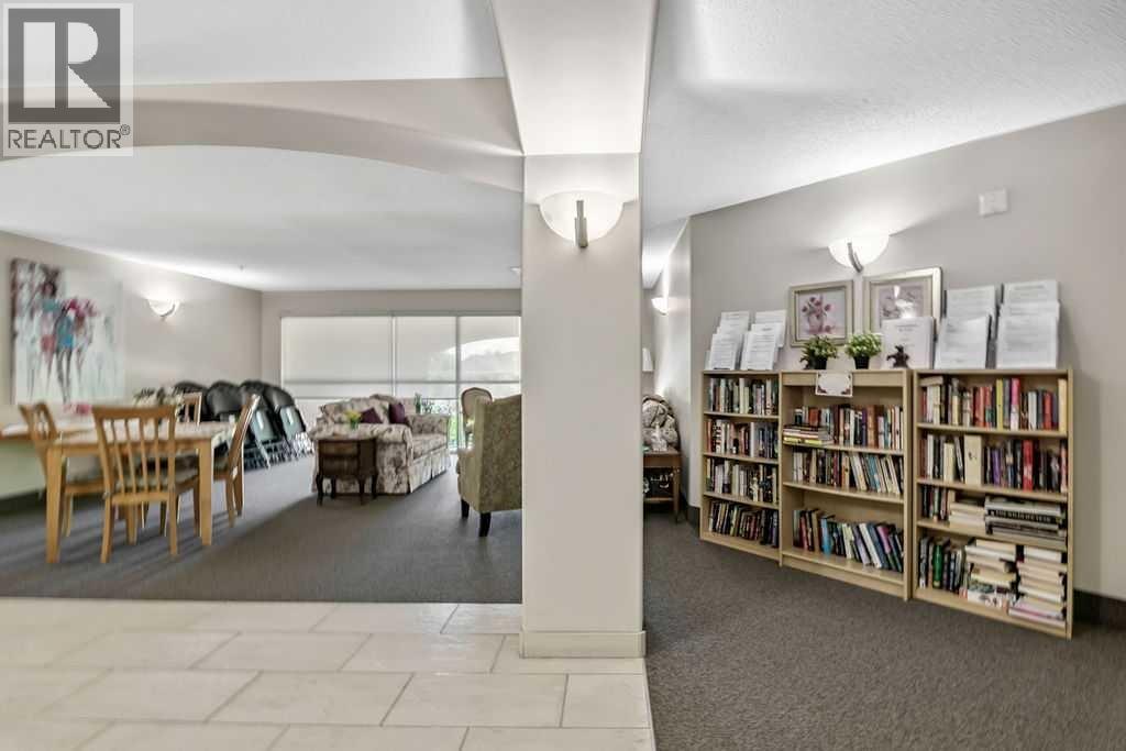Second floor - library area