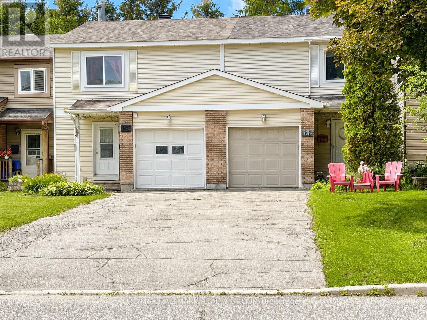 4 parking spaces - 3 driveway and 1 garage