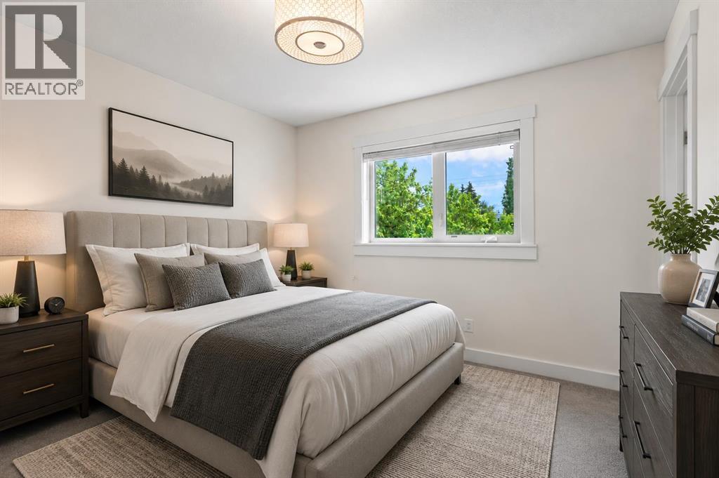 digitally staged as a bedroom rather than gym