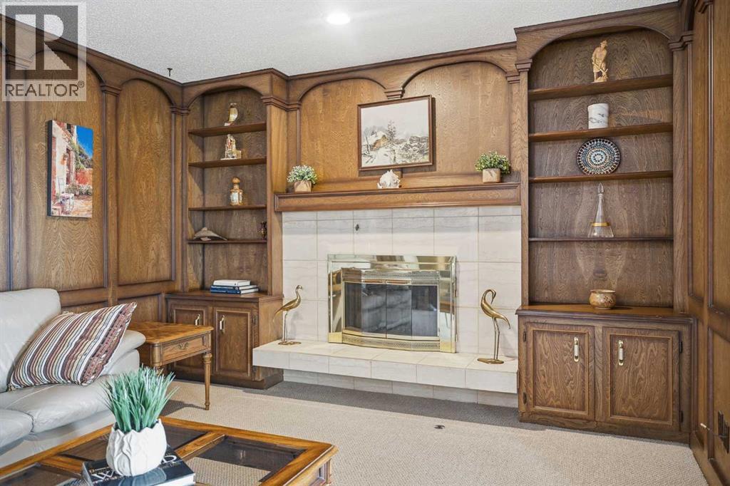 Family room/wood burning fireplace