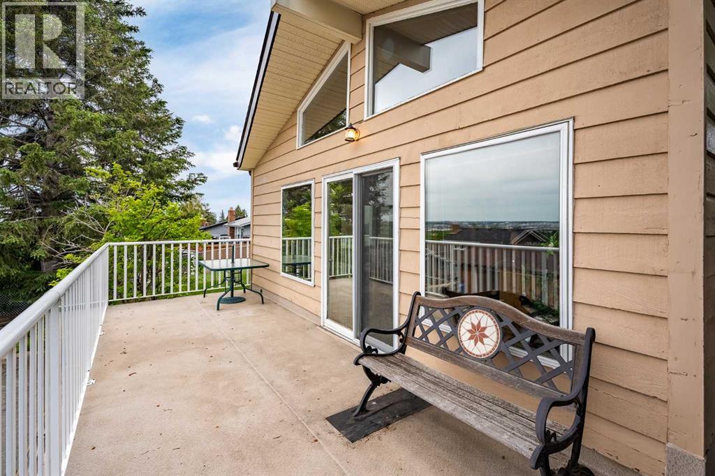 South views on the spacious balcony