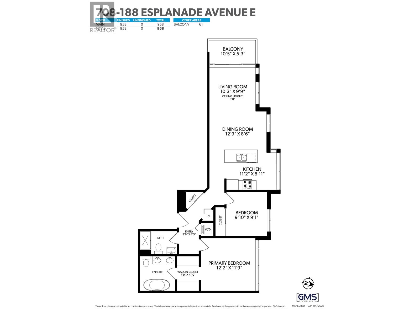 708 188 E ESPLANADE, North Vancouver