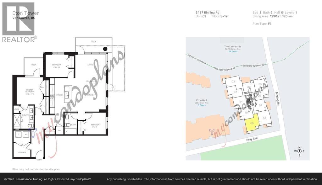 107 3487 BINNING ROAD, Vancouver
