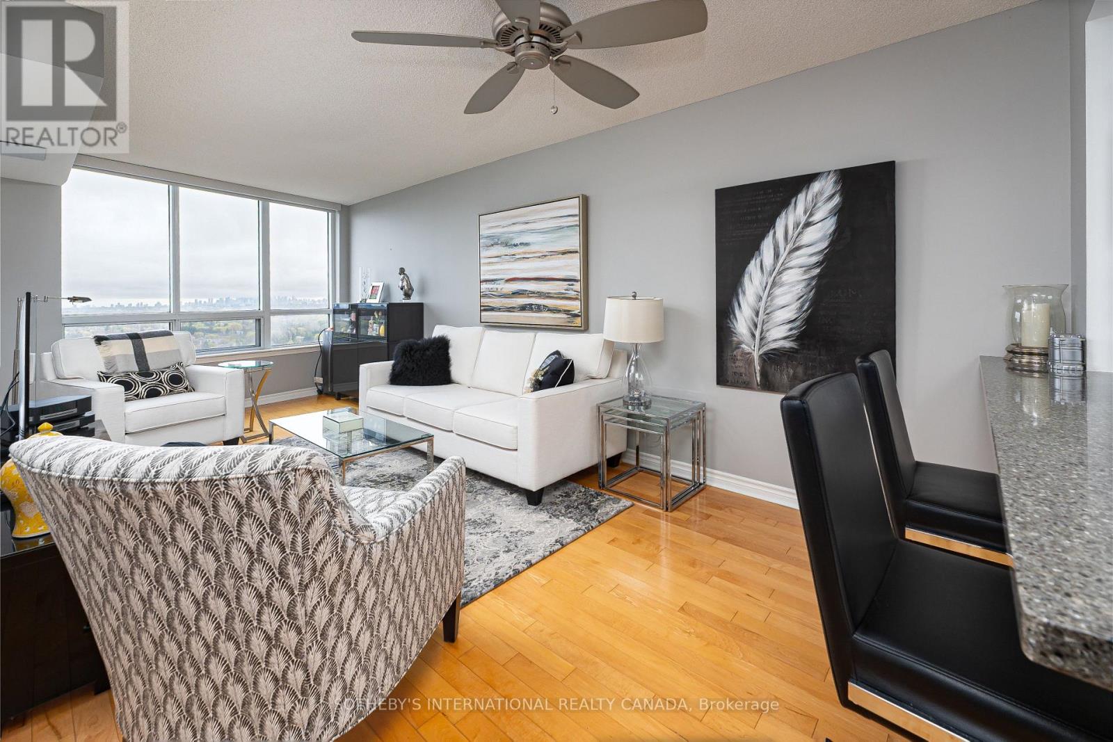 Living & Dining Area.