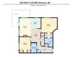 #206 10232 115 St Nw, Edmonton, AB T5K1T8 Photo 27