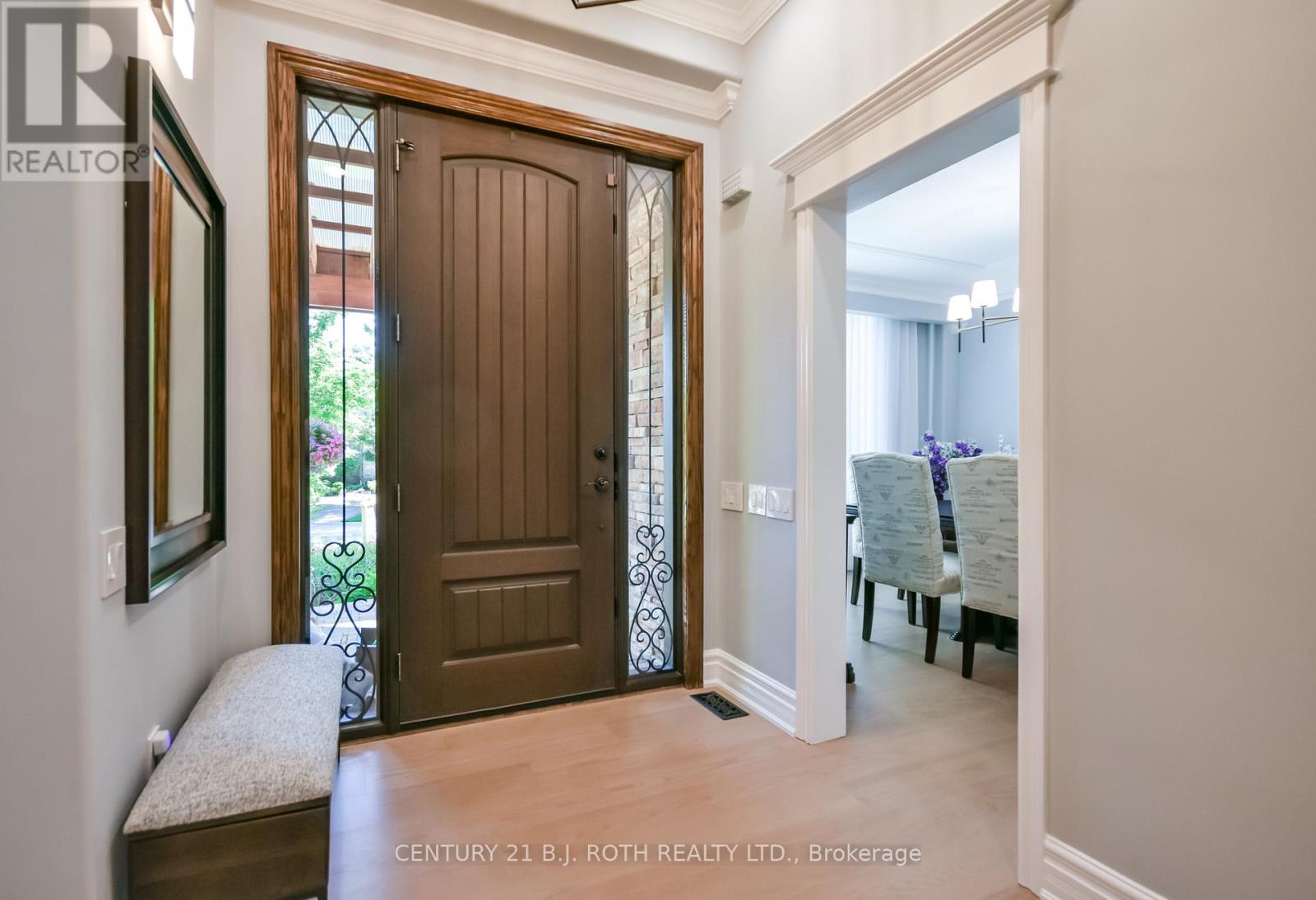 Stunning foyer with custom fibreglass door!