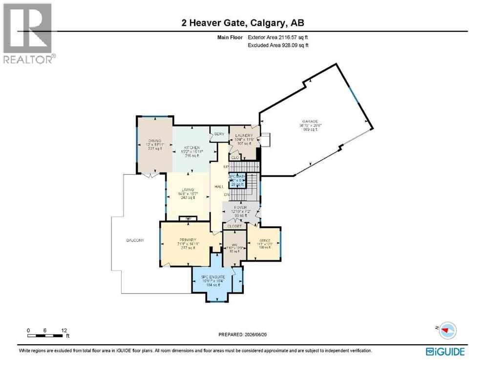 Main floor layout