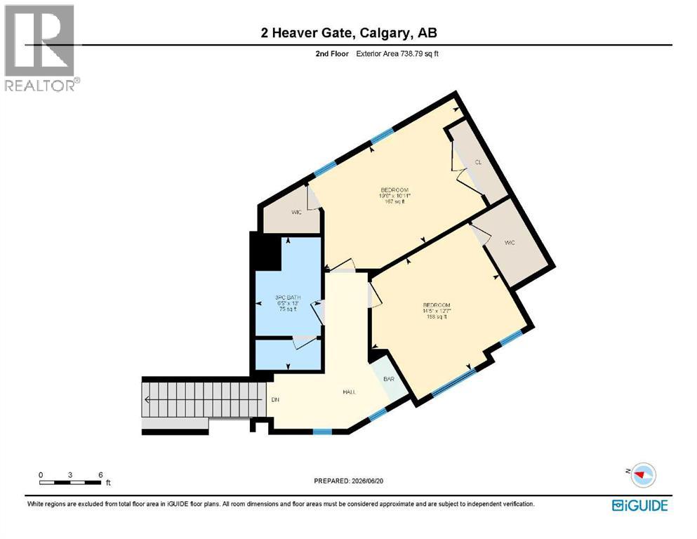 Upstairs layout