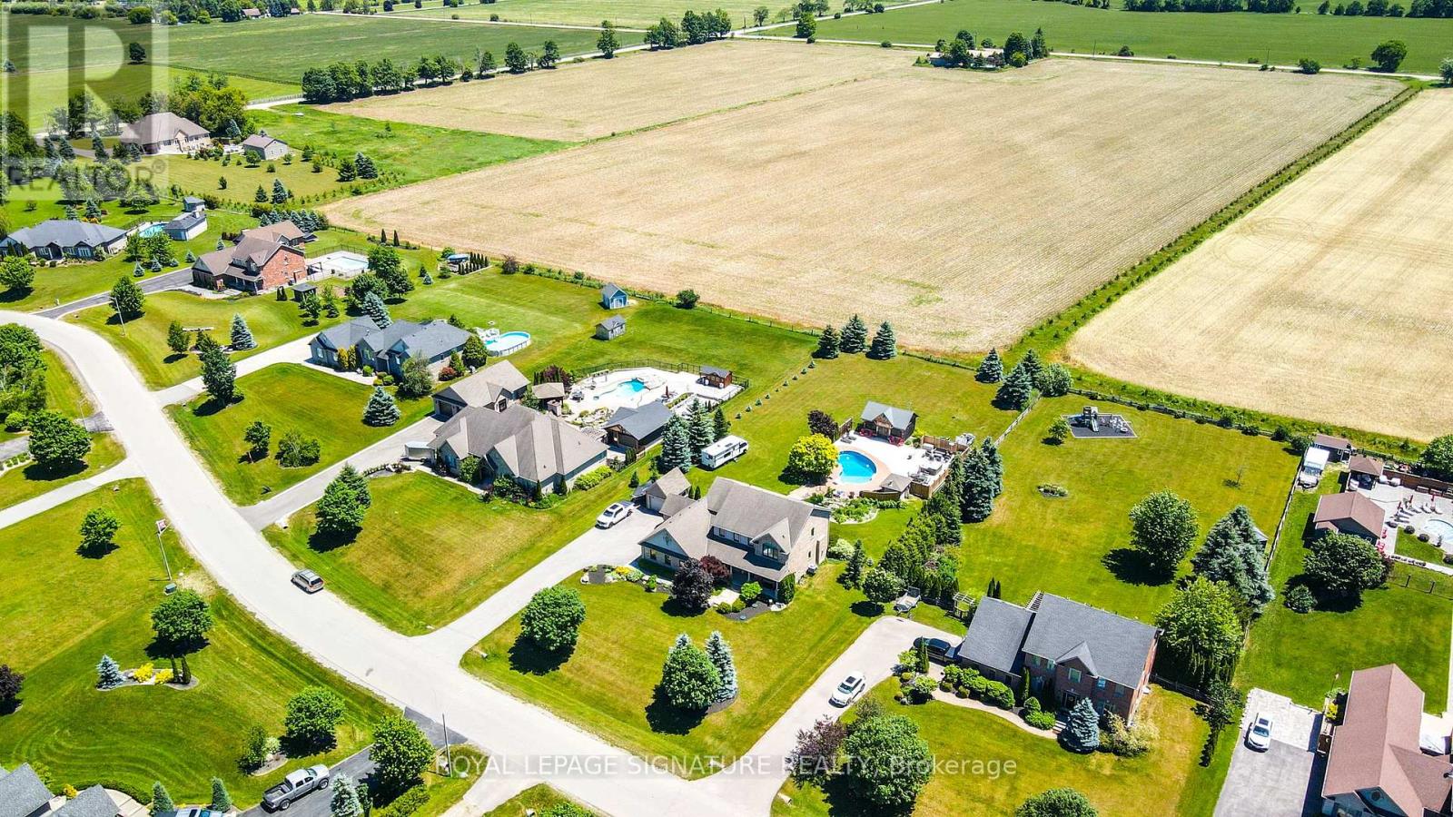 1 acre lot backing onto Prime Agricultural Land